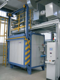 Gas-fired combi-furnace with 1000 l volume