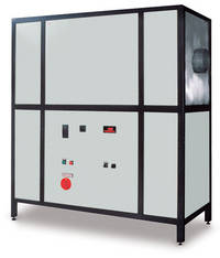 Rotary tube furnace for temperatures up to 1300 C