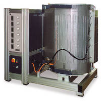 6-zone tube furnace for temperatures up to 1300 C with rotating bottom